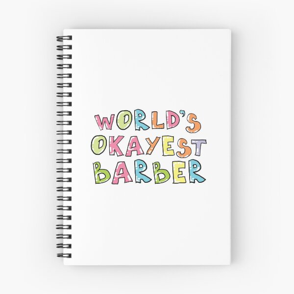 Item preview, World's Okayest Barber Gift Idea designed and sold by betternotes.
