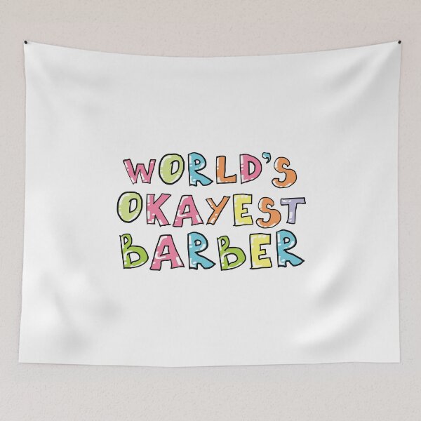 Item preview, World's Okayest Barber Gift Idea designed and sold by betternotes.