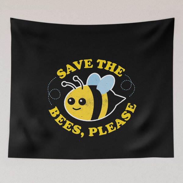 Item preview, Save The Bees, Please! - Cute Kawaii Honey Bee Lover  designed and sold by bonmotto.