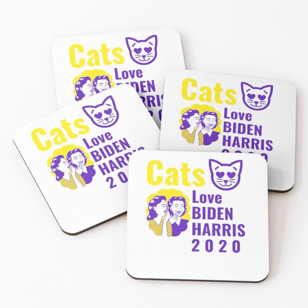 Item preview, Cats love BIDEN HARRIS 2020 designed and sold by mohamedezzat123.