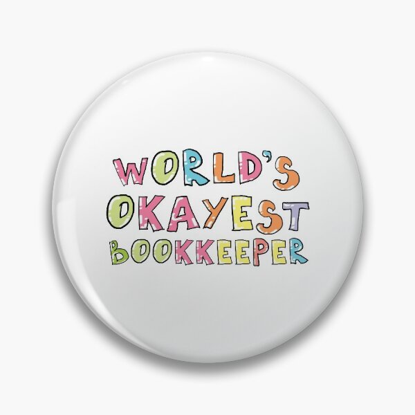 Item preview, World's Okayest Bookkeeper Gift Idea designed and sold by betternotes.