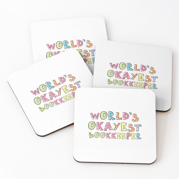 Item preview, World's Okayest Bookkeeper Gift Idea designed and sold by betternotes.
