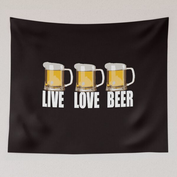 Item preview, LIVE LOVE BEER designed and sold by JAZTshirt.