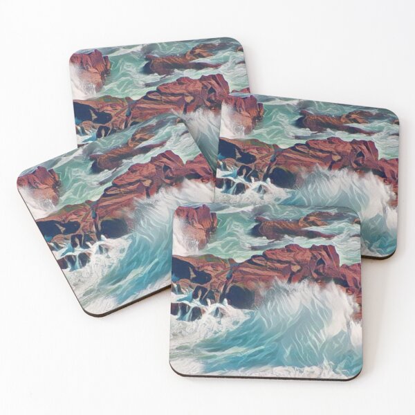 Item preview, Stormy Seas crashing on Rocks designed and sold by bradm50.