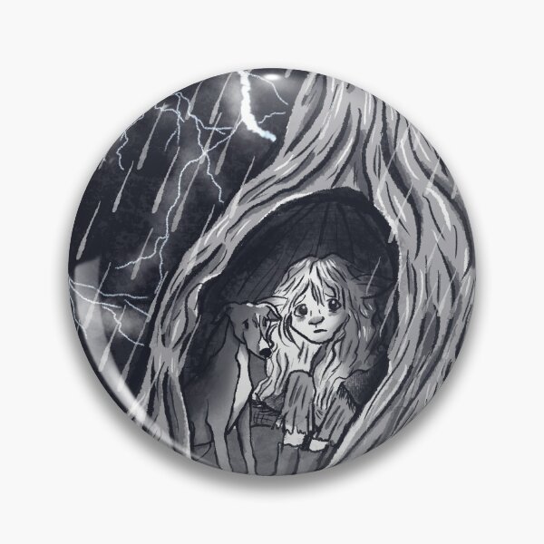 Item preview, Gelfling taking shelter from the storm-- Dark Crystal inspired piece designed and sold by MikaylaKB.