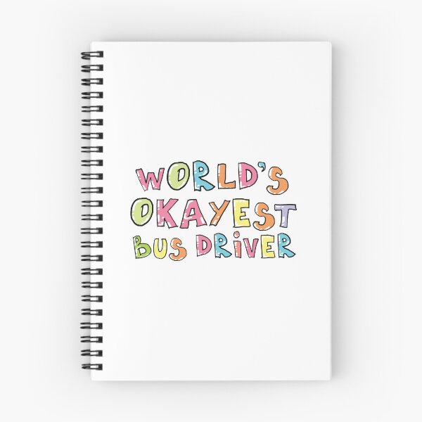 Item preview, World's Okayest Bus Driver Gift Idea designed and sold by betternotes.
