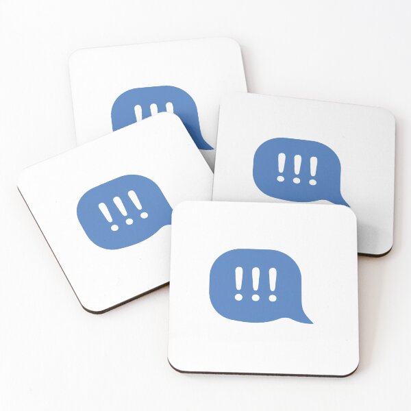 Item preview, "!!!" Excited Text designed and sold by simplybirdsong.