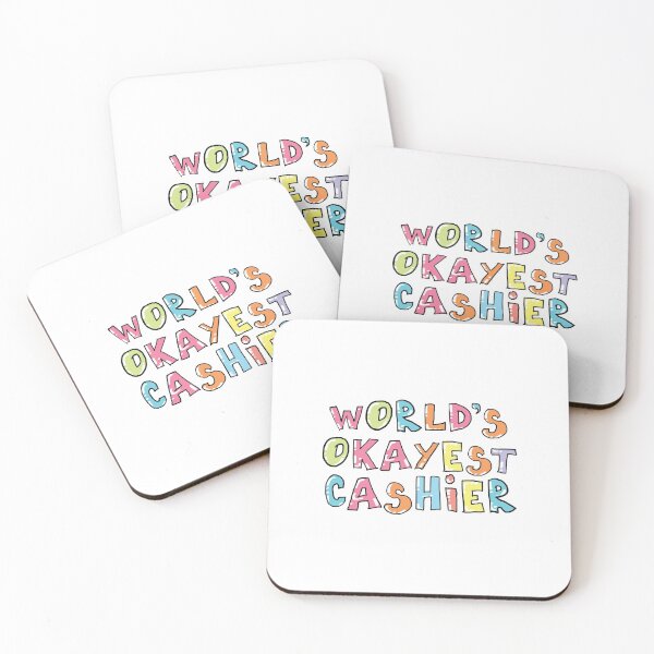 Item preview, World's Okayest Cashier Gift Idea designed and sold by betternotes.