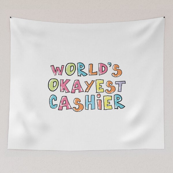 Item preview, World's Okayest Cashier Gift Idea designed and sold by betternotes.