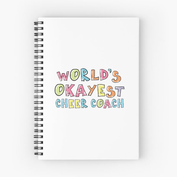 Item preview, World's Okayest Cheer Coach Gift Idea designed and sold by betternotes.