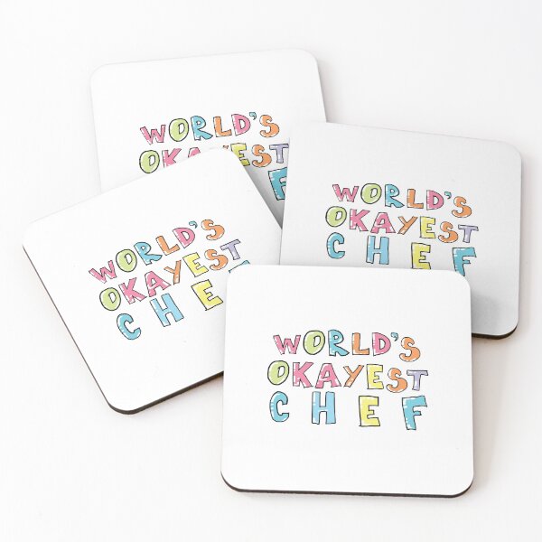 Item preview, World's Okayest Chef Gift Idea designed and sold by betternotes.