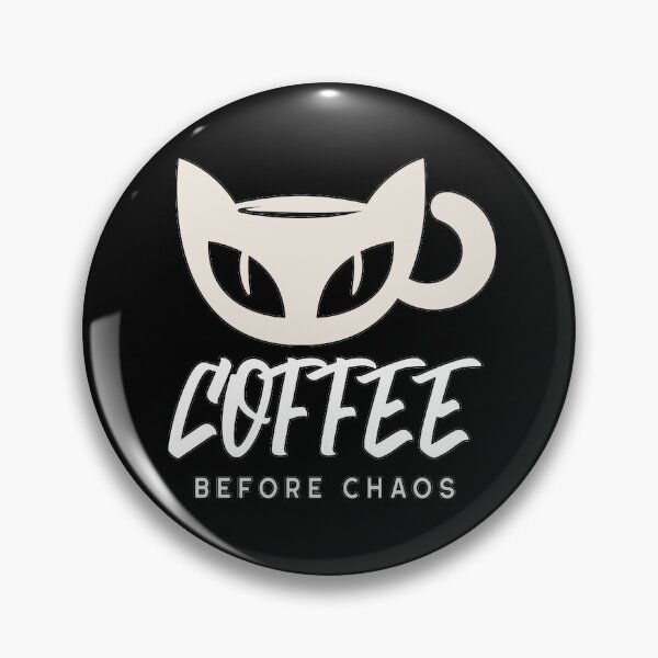Item preview, Coffee Before Chaos Cat designed and sold by Coder-T.