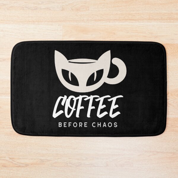 Item preview, Coffee Before Chaos Cat designed and sold by Coder-T.