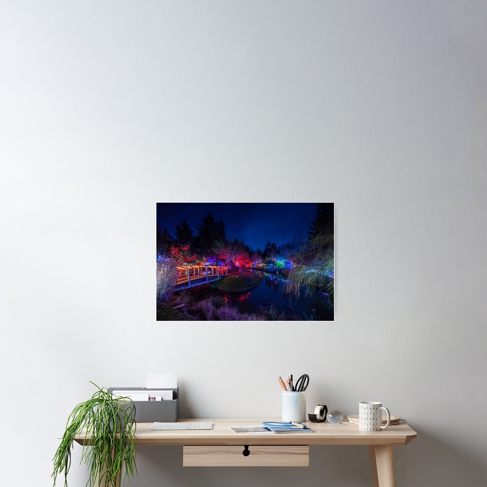Japanese Gardens Christmas 1 Poster