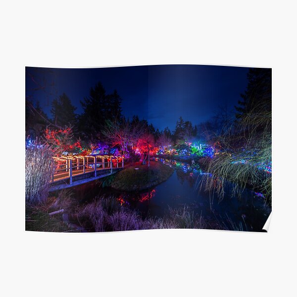 Japanese Gardens Christmas 1 Poster