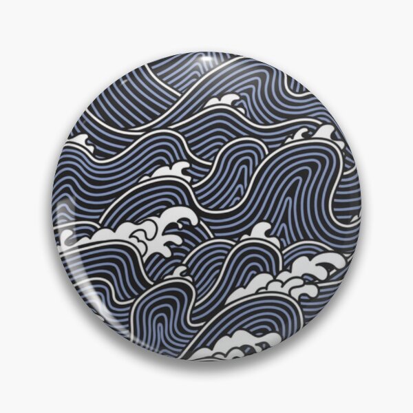 Item preview, Blue Wave Pattern designed and sold by sarahvonurban.