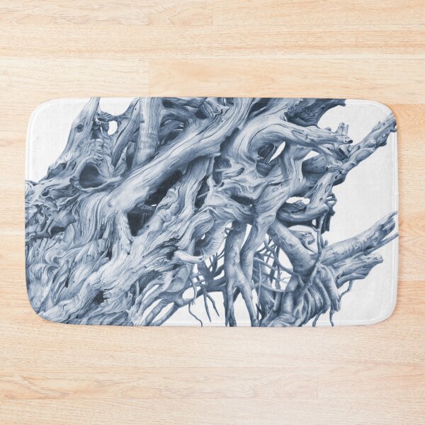 Item preview, Tasmanian Tiger Driftwood - Blue designed and sold by Fiona Francois.