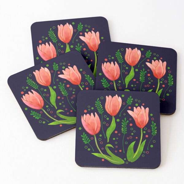 Item preview, Tulip Flowers designed and sold by ethnicdrawing.