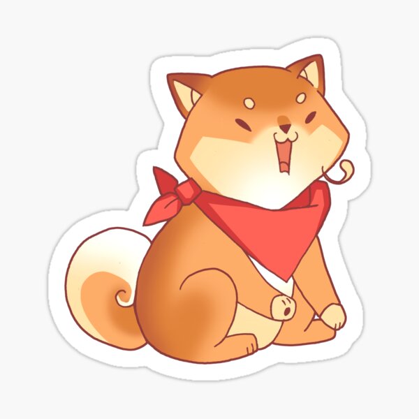 Rude Dog- Tiny Burps Sticker