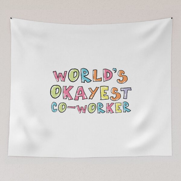 Item preview, World's Okayest Co-Worker Gift Idea designed and sold by betternotes.