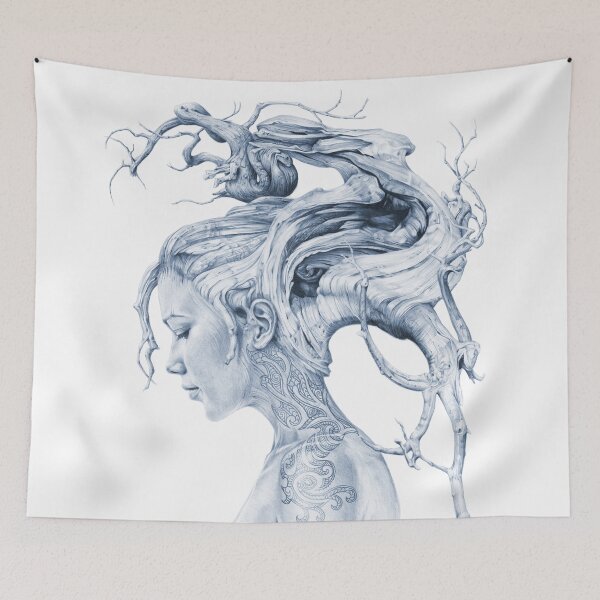 Item preview, Contemplation - Blue designed and sold by Fiona Francois.
