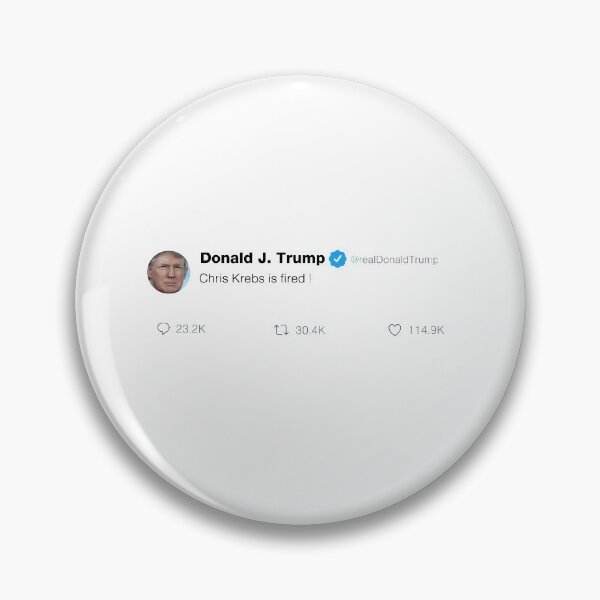 Artikelvorschau, Chris Kreb wird gefeuert - Donald Trump entworfen und verkauft von Art-Tease.