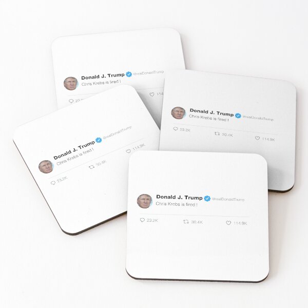 Artikelvorschau, Chris Kreb wird gefeuert - Donald Trump entworfen und verkauft von Art-Tease.