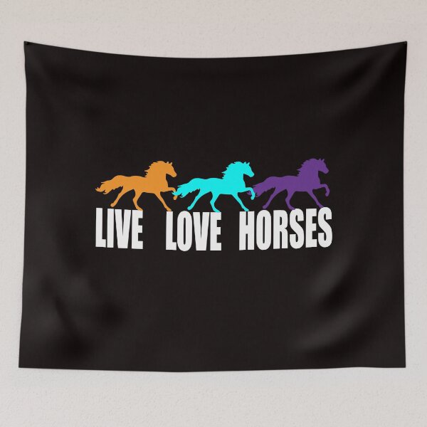 Item preview, LIVE LOVE HORSES designed and sold by JAZTshirt.