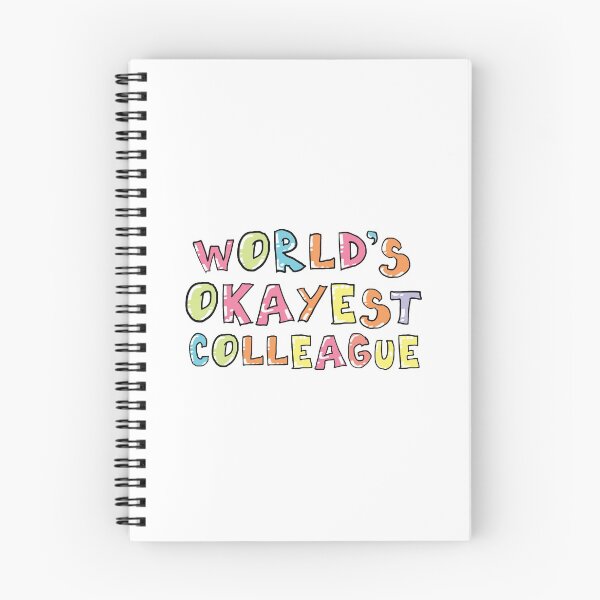 Item preview, World's Okayest Colleague Gift Idea designed and sold by betternotes.