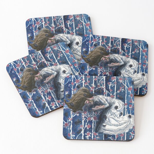 Item preview, Curled Up on Floral Wallpaper  designed and sold by MikaylaKB.
