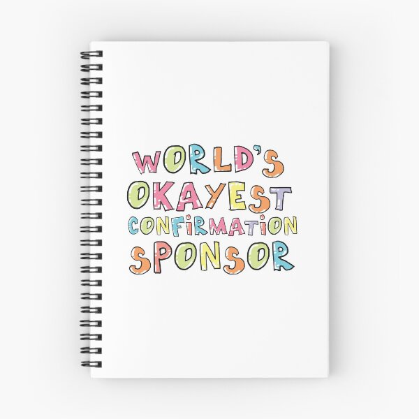 Item preview, World's Okayest Confirmation Sponsor Gift Idea designed and sold by betternotes.