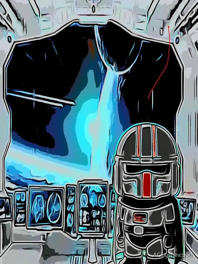 Thumbnail 4 of 4, iPhone Case, SpaceCommander designed and sold by ACidysfunction.