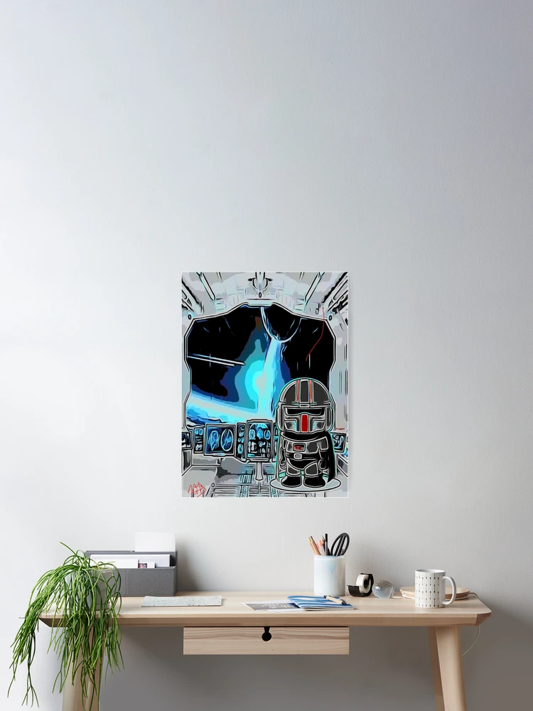Imagen 2 de 3, Póster con la obra SpaceCommander, diseñada y vendida por ACidysfunction.