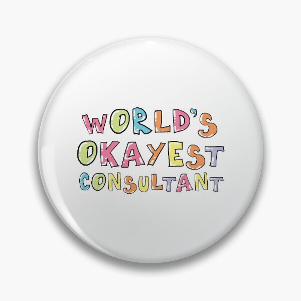 Item preview, World's Okayest Consultant Gift Idea designed and sold by betternotes.