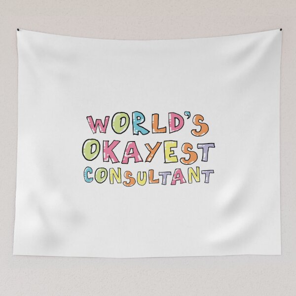 Item preview, World's Okayest Consultant Gift Idea designed and sold by betternotes.