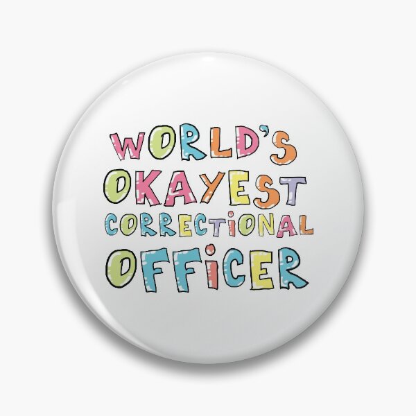 Item preview, World's Okayest Correctional Officer Gift Idea designed and sold by betternotes.