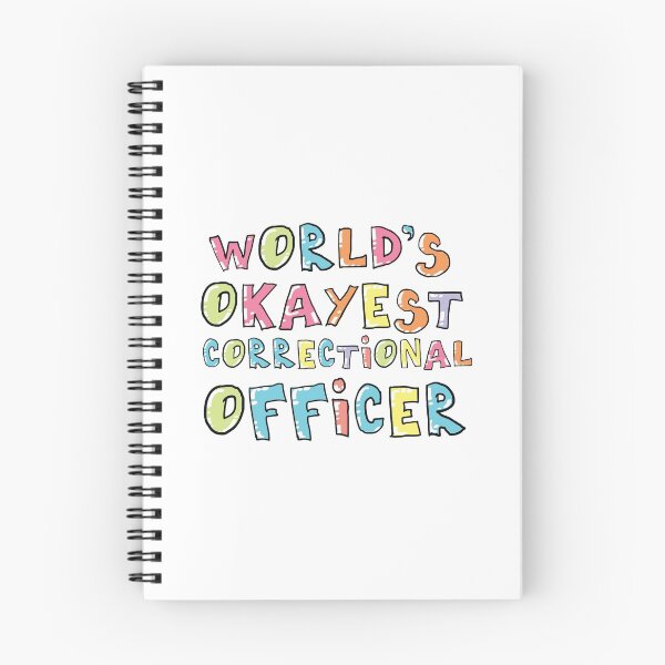 Item preview, World's Okayest Correctional Officer Gift Idea designed and sold by betternotes.