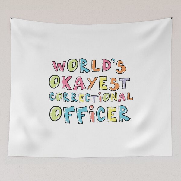 Item preview, World's Okayest Correctional Officer Gift Idea designed and sold by betternotes.
