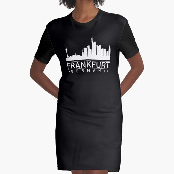 Frankfurt City Graphic T-Shirt Dress