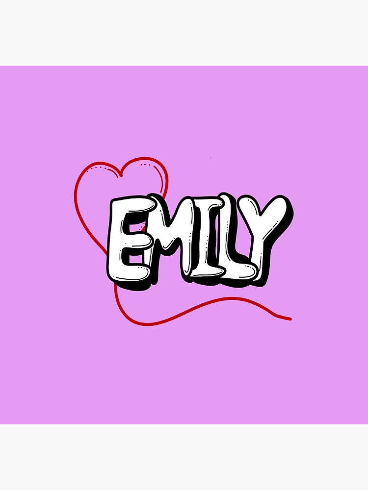 "Personalised Emily Graffiti name" Poster by emilycherie1 | Redbubble