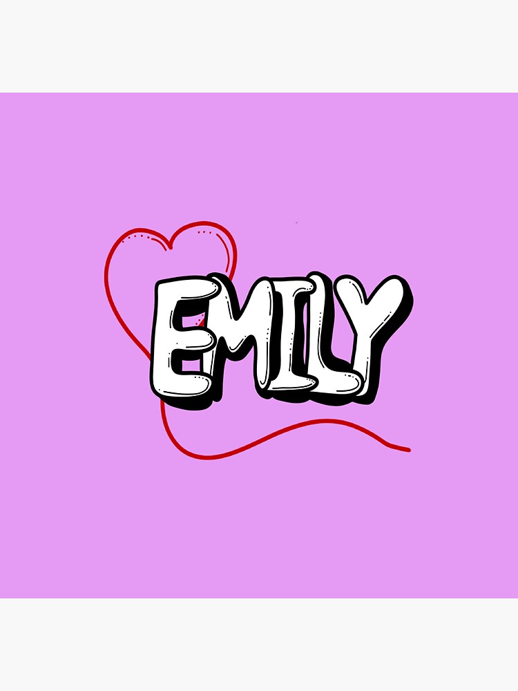 "Personalised Emily Graffiti name" Sticker for Sale by emilycherie1