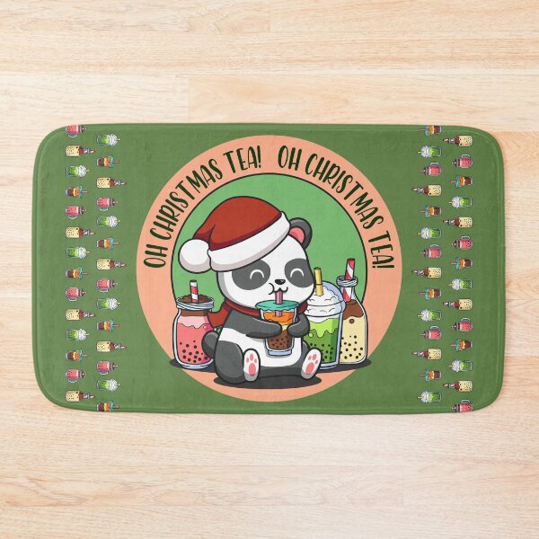 Item preview, oh christmas tea panda santa hat designed and sold by TheSimpleMan.
