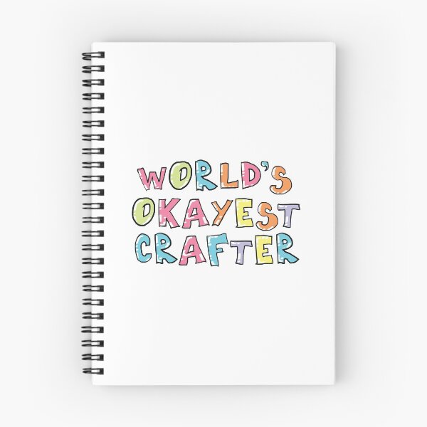 Item preview, World's Okayest Crafter Gift Idea designed and sold by betternotes.