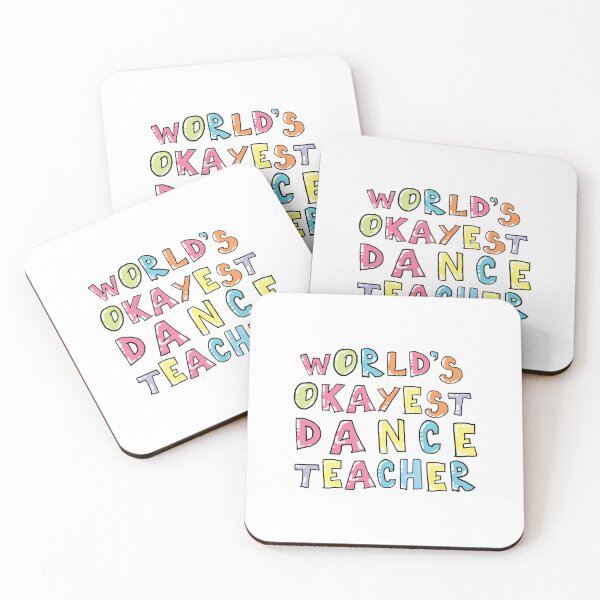 Item preview, World's Okayest Dance Teacher Gift Idea designed and sold by betternotes.