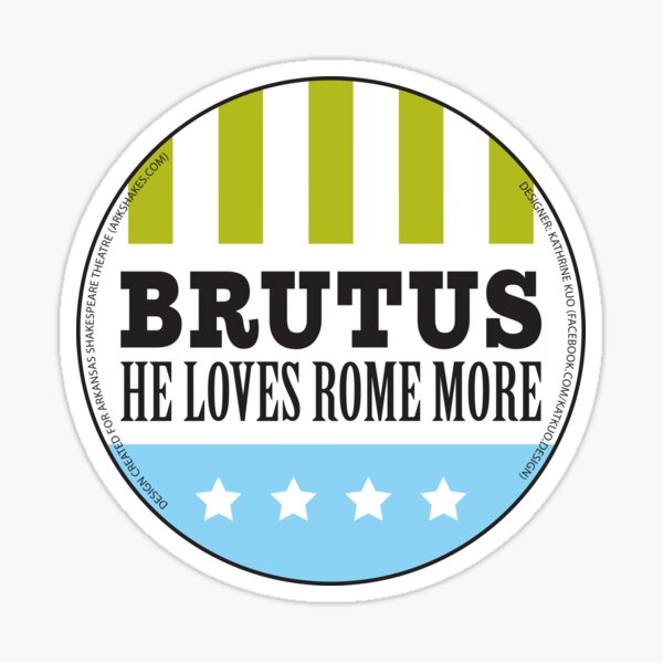 The Arkshakes Collection: Brutus Button Sticker