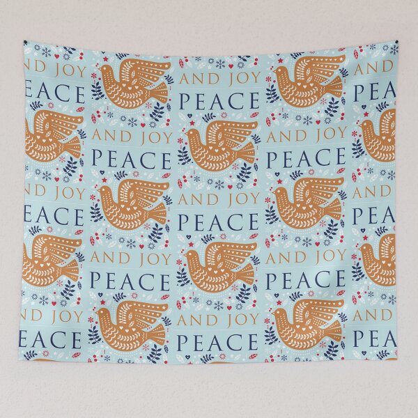 Item preview, Peace and Joy Scandinavian Bird designed and sold by OrnamentallyYou.