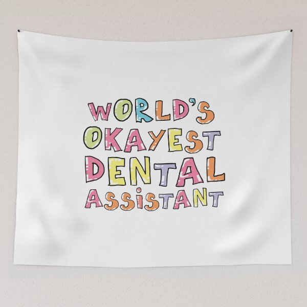 Item preview, World's Okayest Dental Assistant Gift Idea designed and sold by betternotes.