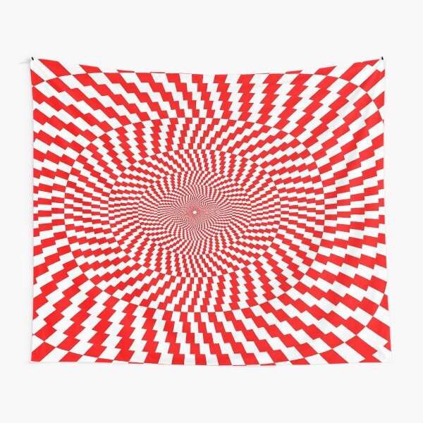Copy of Optical Illusion, Visual Illusion, Physical Illusion, Physiological Illusion, Cognitive Illusions Tapestry