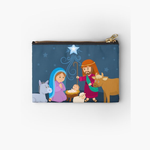 Item preview, Mary and Joseph and Baby Jesus in the Manger Nativity True Meaning of Christmas designed and sold by Claudia Harbaugh.