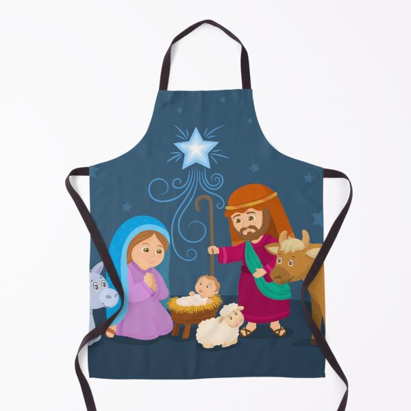 Item preview, Mary and Joseph and Baby Jesus in the Manger Nativity True Meaning of Christmas designed and sold by Claudia Harbaugh.
